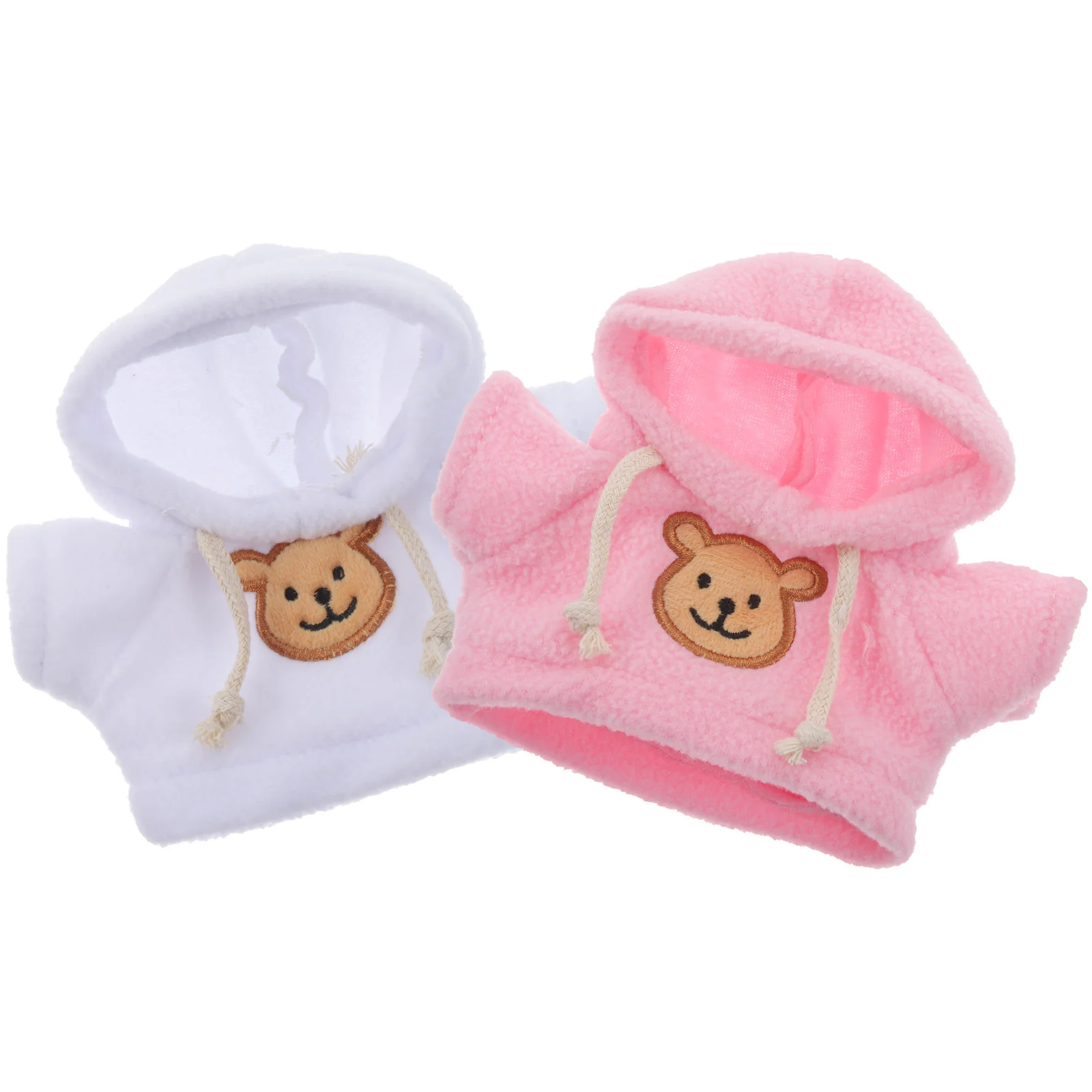

Small Plush Bear Costume Stuffed Animal Outfit Doll Hooded Sweater Clothes Tee Bear Hoodie Cute Tiny Clothes Diy Bear Toy