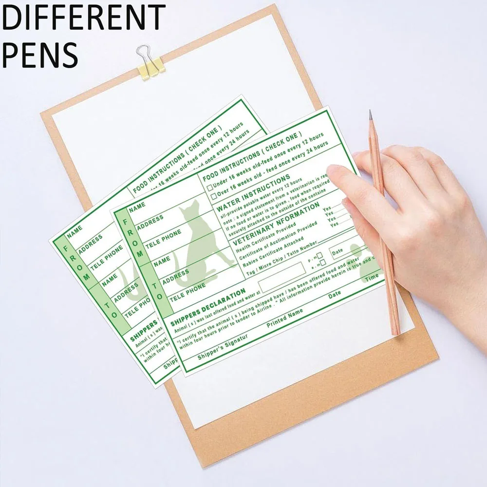 Live Animals Arrow Sticker for Airline Cargo Crates Animal Shipping Handling Instruction 20Pcs