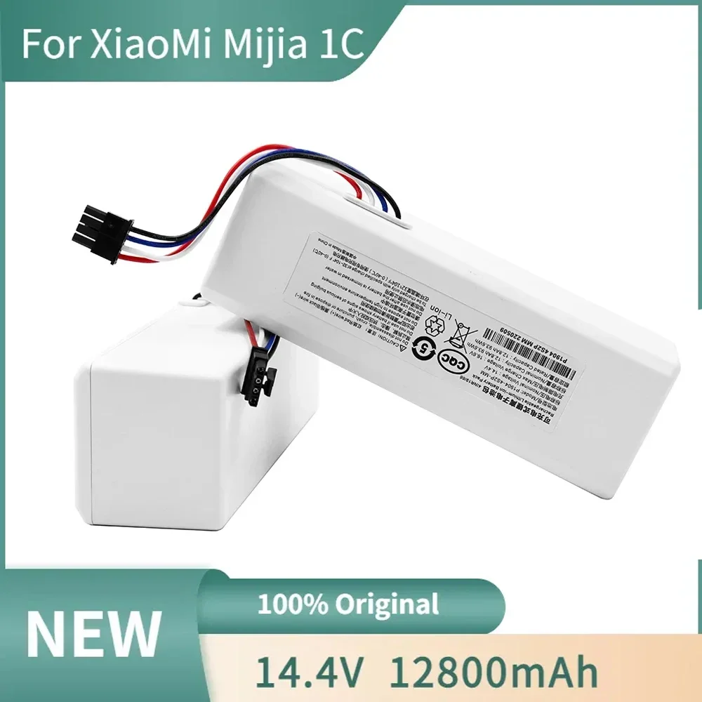 

NEW 14.4V 12800mah P1904-4S1P-MM Battery For Xiaomi Mijia 1C STYTJ01ZHM Robot Vacuum Mop Cleaner Accessories Parts