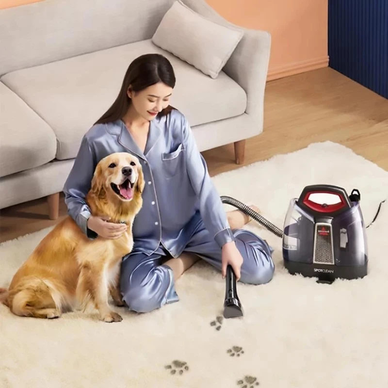 BISSELL-Aspirateur à Vapeur SpotClean, Machine de Nettoyage spatirée, pour  Déterminer Canapé, Tapis, Rideau, Voiture, Aspiration par Pulvérisation