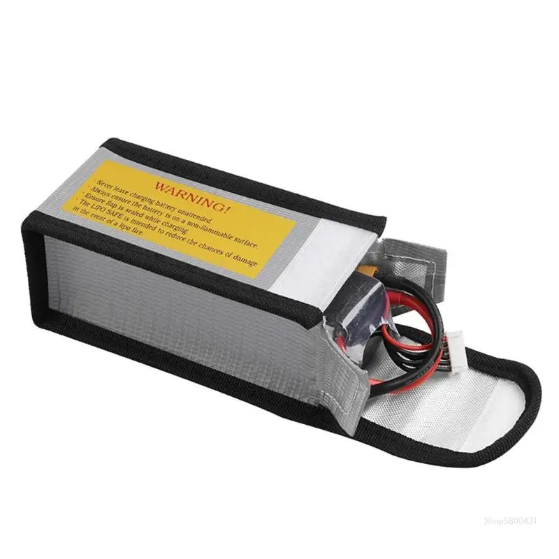 

2 Pieces Fireproof Lipo Safe Bags Storage Container LiPo Guard