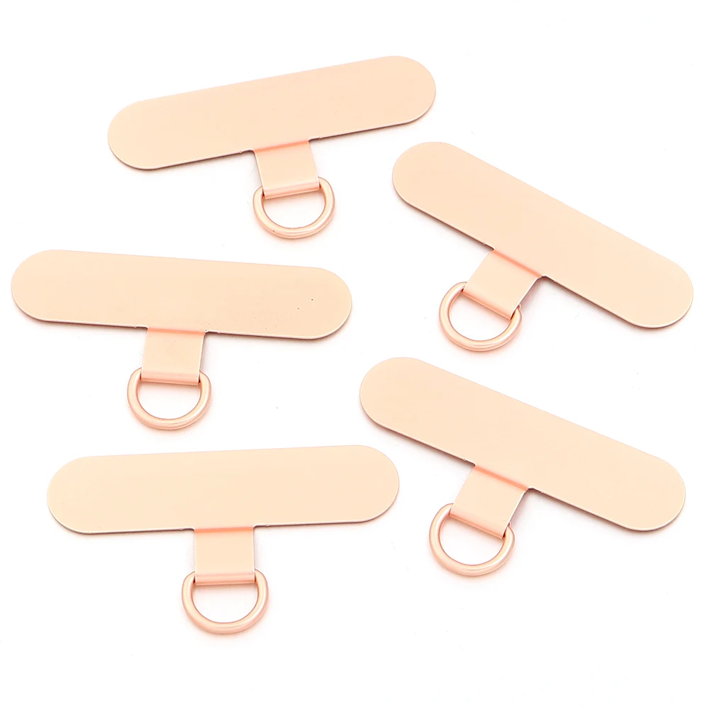 5-Piece Universal Stainless Steel Phone Tether Lanyard Set