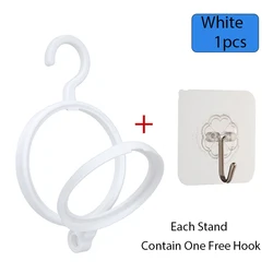 Durable Dual - Tone Wig Display Hanger (White 1pcs)