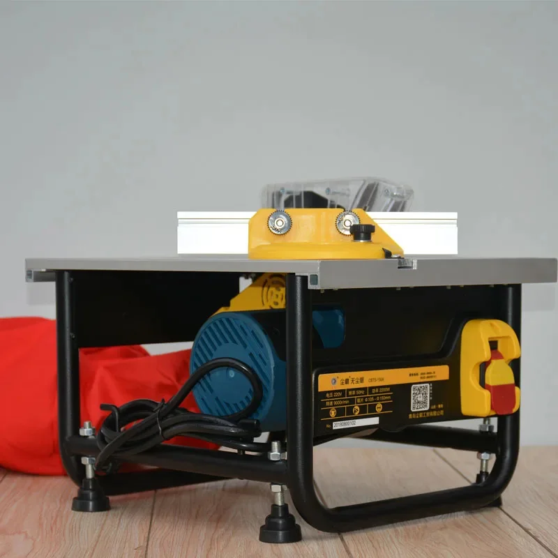 Woodworking Small Table Saw Solid Wood Reinforced Floor Cutting Machine Electric Saw
