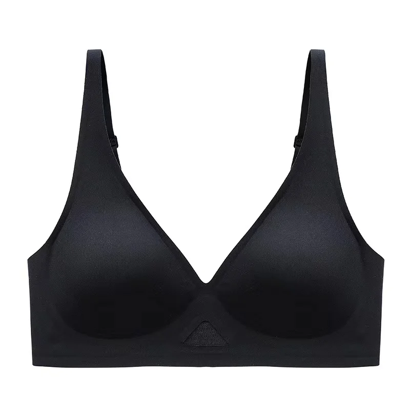 Seamless Bras For Women Sports Ribbed Bra Deep V Bra Tops Female