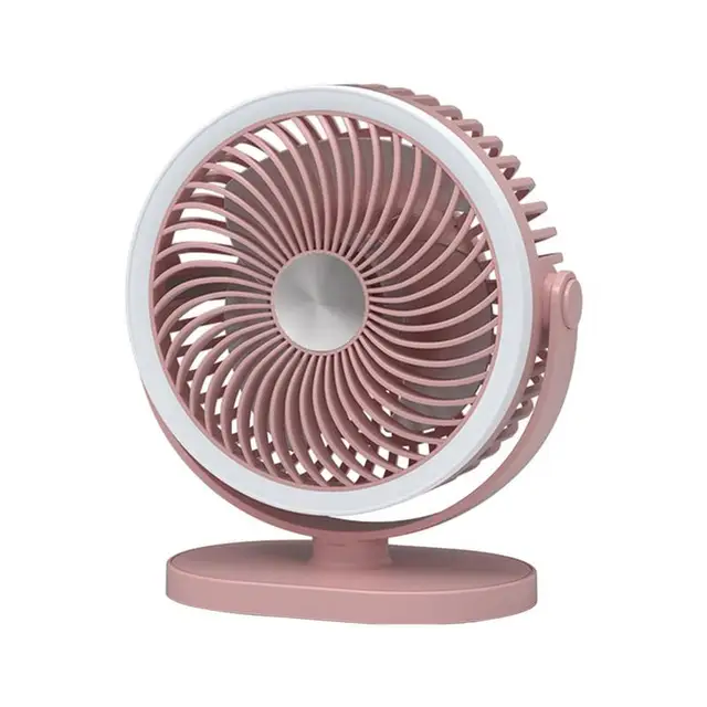Íróasztal Ventilátor Akkumulátorral Működtetett Állítható Forgó Csendes Hálószobához 5V Air Circulator Strong Airflow Otthoni Irodákhoz