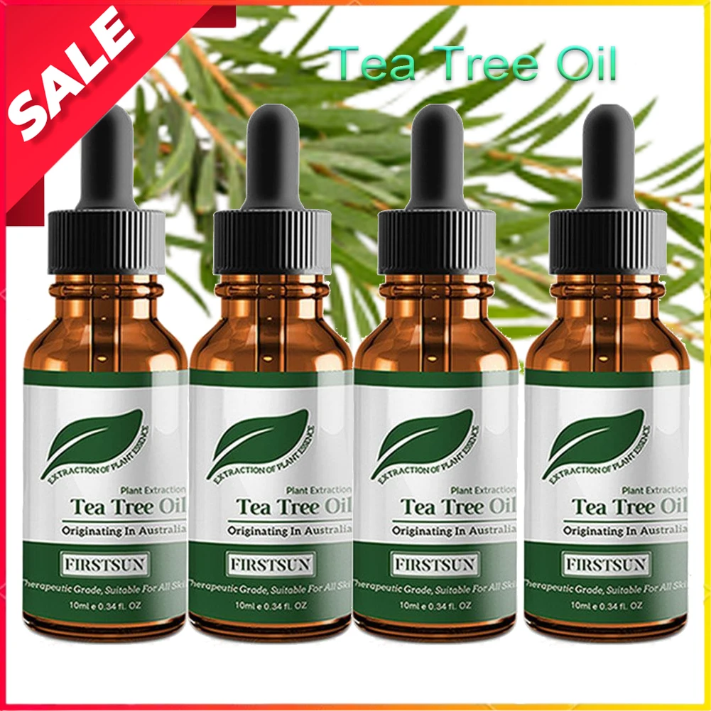 Huile d'arbre à thé biologique pour la peau