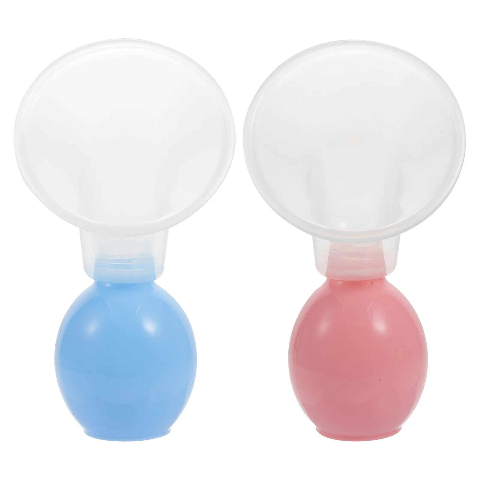 2 Sets Milk Catcher Portable Lactator Suckers Breastfeeding Supplies Extractor Suction Cups