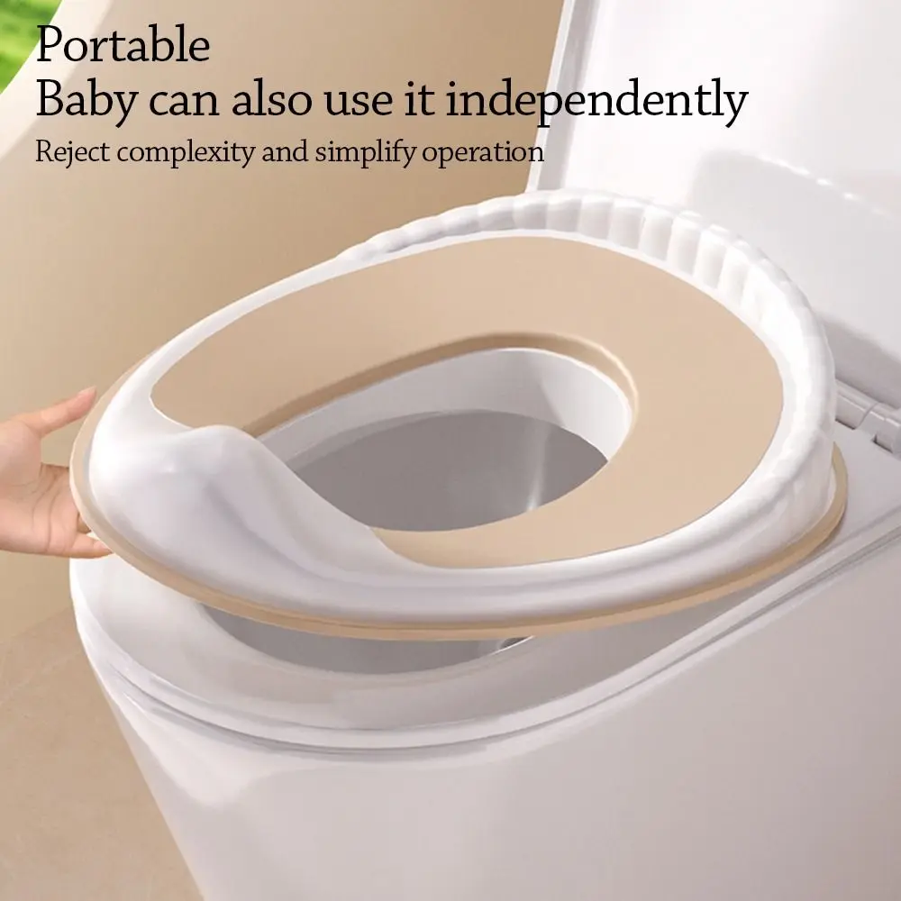 Ready To Use Kids Toilet Seat Lightweight Plastic Children Potty Seat with Backrest Sturdy Potty chair Independent Toileting