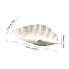 Nordic Ins Shell Shape Ceramic Plate Ornaments Living Room Bedroom Jewelry Storage Fruit Plate Crafts Birthday Gift Decoration 6