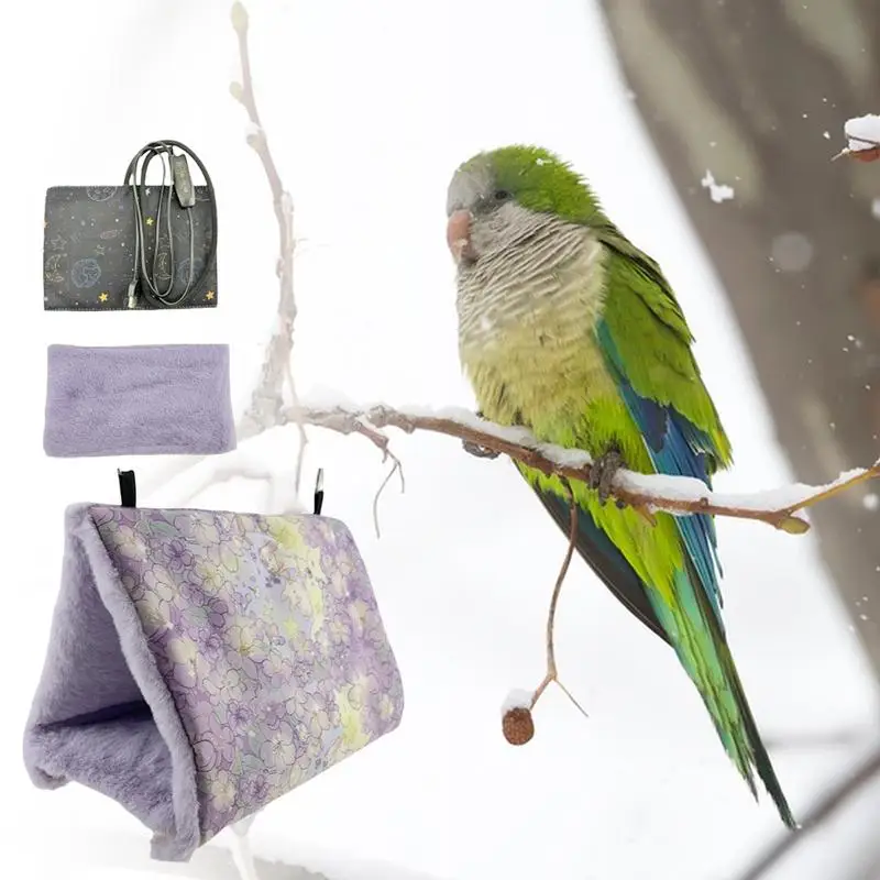 WarmBirdNestBedHammockHousePerchWinterWarmBirdParrotNest