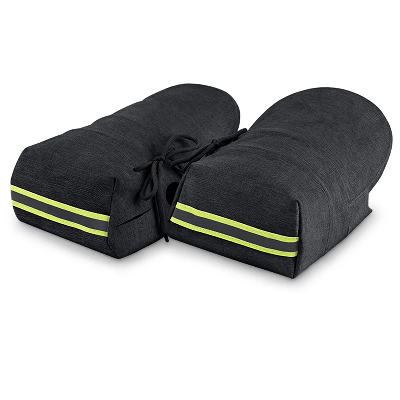 Motorcycle Handlebar Muffs Summer Airy 3D Oxford Waterproof Sun Protection Gloves With Reflective Strip Design Motorcycle Gloves