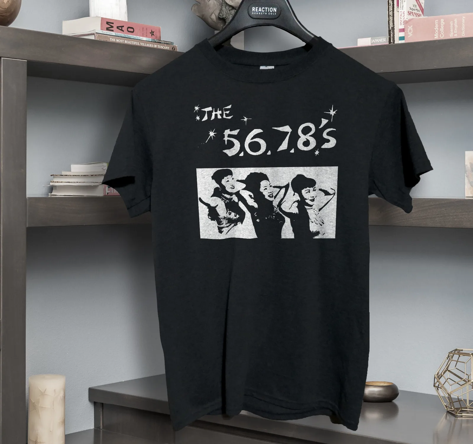 the 5.6.7.8.'s ! t shirt Adult Regular Fit O-Necked T-shirt Classic T-Shirt Men's clothing