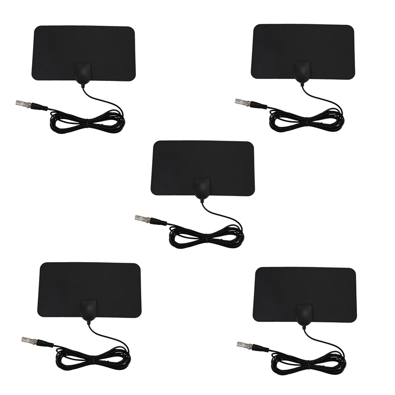 

5х плоская HD цифровая комнатная ТВ-антенна с зумом HDTV диапазон 50 миль Tvfox VHF UHF DVB