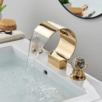 Promotion Bathroom Faucet Brass Bath Shower Set Bathroom Basin Faucet Kitchen Mixer Tap 2