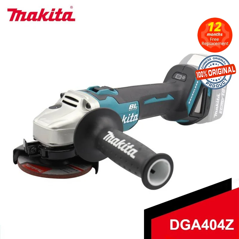 MAKITA Angle Grinder DGA404Z Grinder M10 100mm 4 Without Battery and Charge Grinding Machine Cutting Power Tools