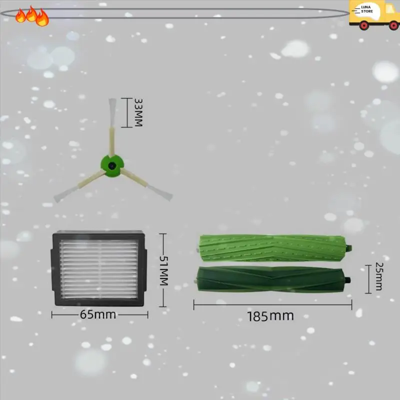 Replacement Parts For Irobot Roomba I7 I7+ E5 E6 I3 Vacuum Cleaner Replacement Components