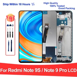 Écran tactile LCD pour Xiaomi Redmi Note 9S, 6.67 pouces, pièces de Hébergements eur, M2003J6A1G, M2003J6B2G