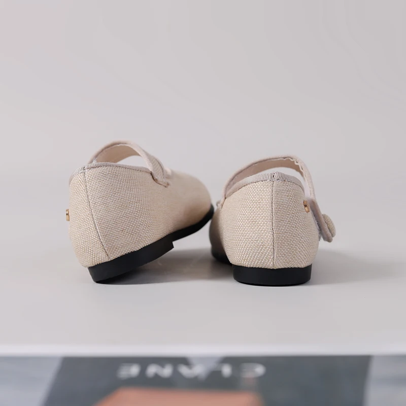 New 2023 Spring Kids Shoes Children Princess Shoes Baby Girls Sweet Caramel Shoes Toddler Ballet Flats Fashion Shoes Mary Jane 4