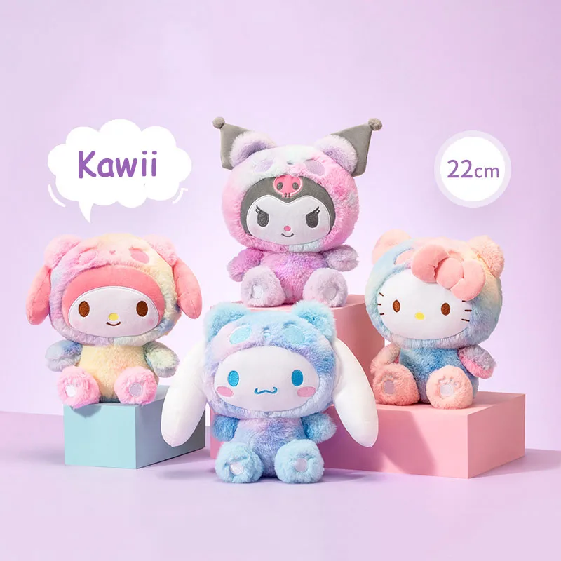 Sanrio Characters Soft Stuffed Plush Kuromi Cross Dress Cute Cinnamoroll Hello  Kitty My Melody Doll Kids Toys Gift| | - AliExpress