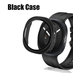 Premium Tempered Glass Screen Protector & Protective Case for Galaxy Watch 44mm/40mm (Black 10)
