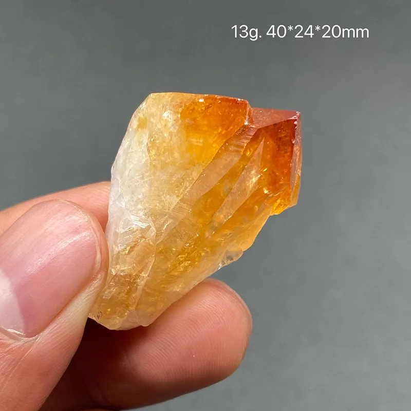 100%  Natural citrine Mineral Specimens Stones and Crystals Healing Crystal from China