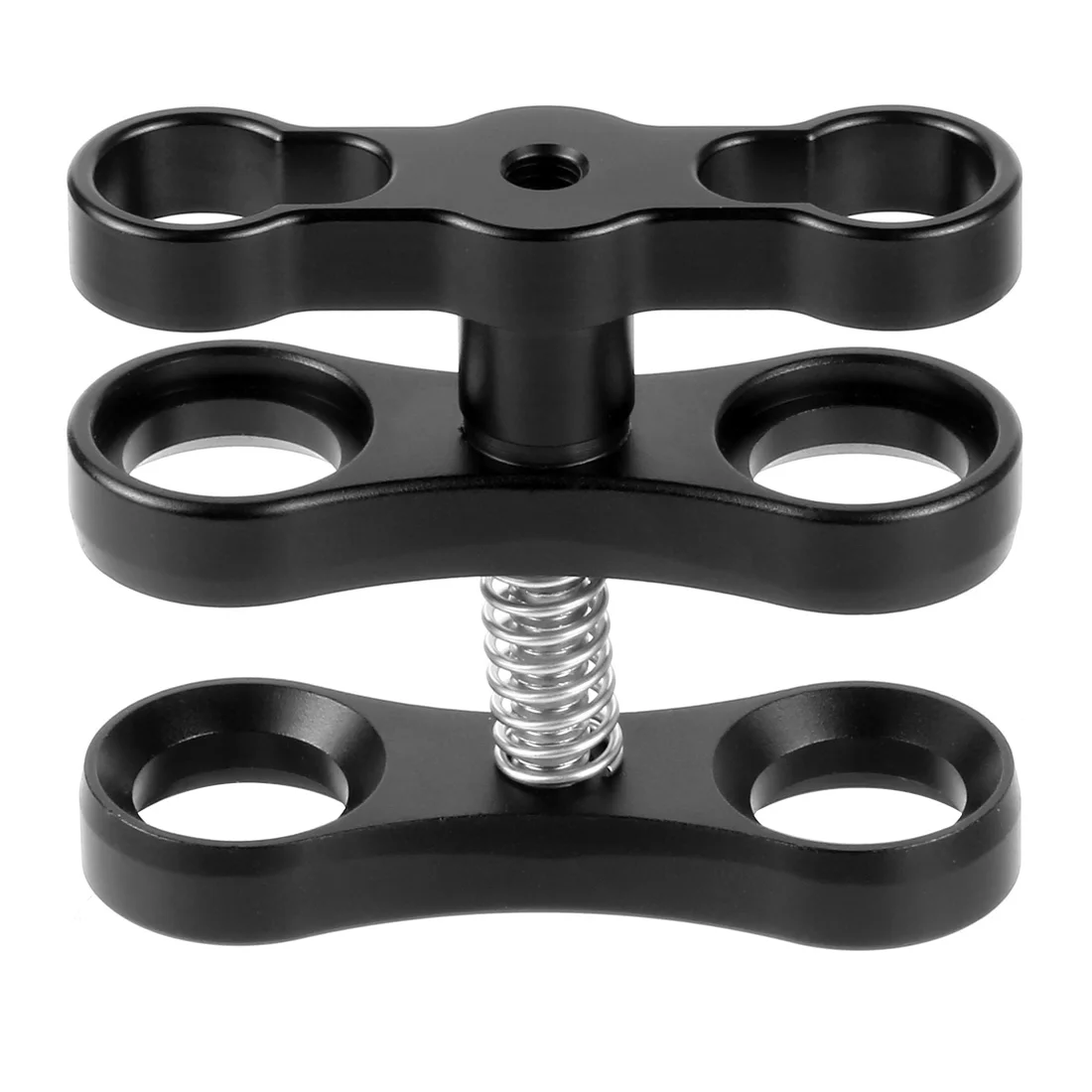 알루미늄 CNC 1 볼 헤드 버터 플라이 클립 다이빙 라이트 암 클립 어댑터 브래킷 홀더 Gopro DJI 액션 SLR 카메라 수중