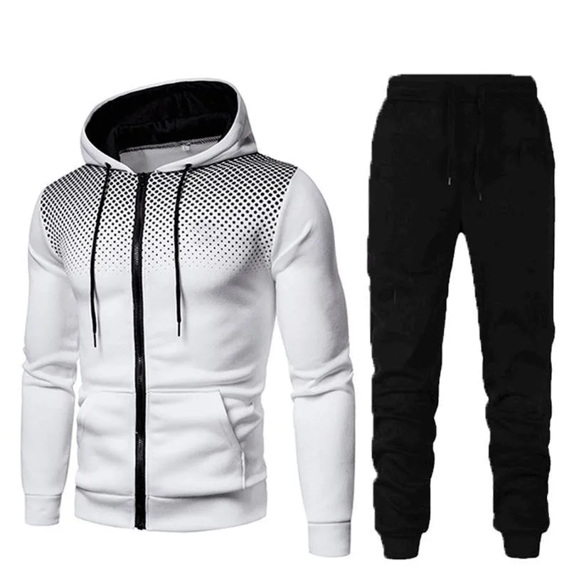 2023 New Sweater Pants Sports Fitness Men's Autumn and Winter Men's Sports Set Customized Logo