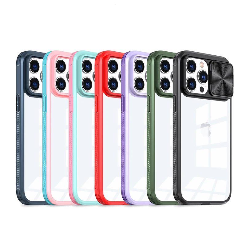 

Suitable For Apple Iphone14 Promax Phone Case Extraordinary Meijia 13 12 Pro Sliding Window Lens Protective Case