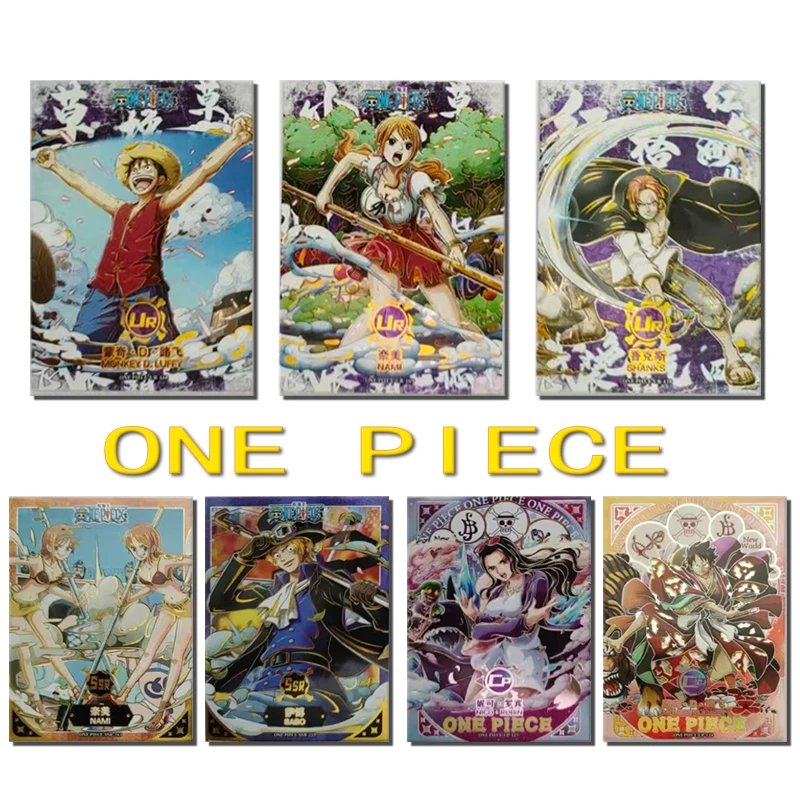 One Piece Cp Ssr Ur Card Nami Perla Sabo Monkey D Rufy Shanks Eustass Kid Game Collection Giocattoli Per Bambini Regali Di Compleanno