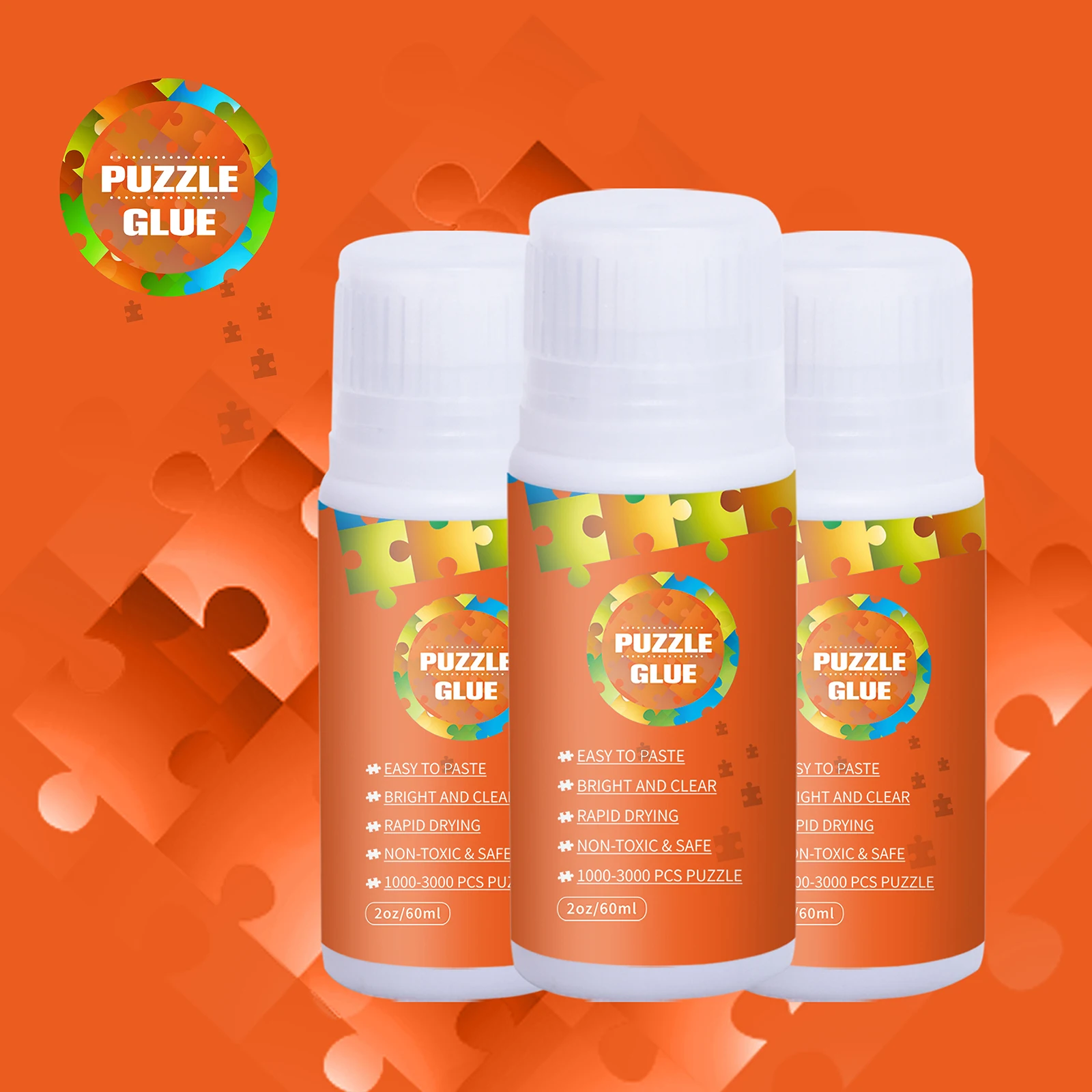 Puzzle Glue Clear with New Sponge Head, Diamond Painting Sealer Replace Puzzle Saver Suitable for 500/1000/2000 Pieces of Puzzl 4