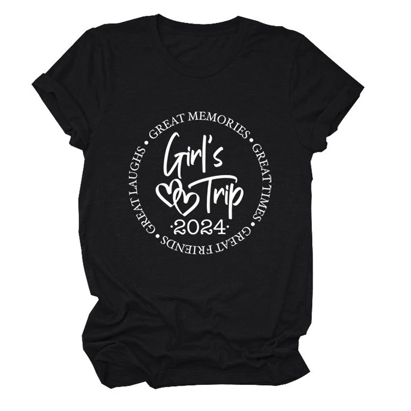 

High Quality Street Shirt 95% cotton Ladies Plus-size S-XL Casual Ladies Top T-shirt