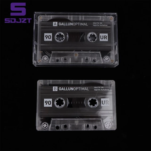 Blank Transparent Tape DIY Homemade Metal Reel To Reel Music Audio Standard  Recording 90 Min Blank Cassette Tape 1pcs - AliExpress