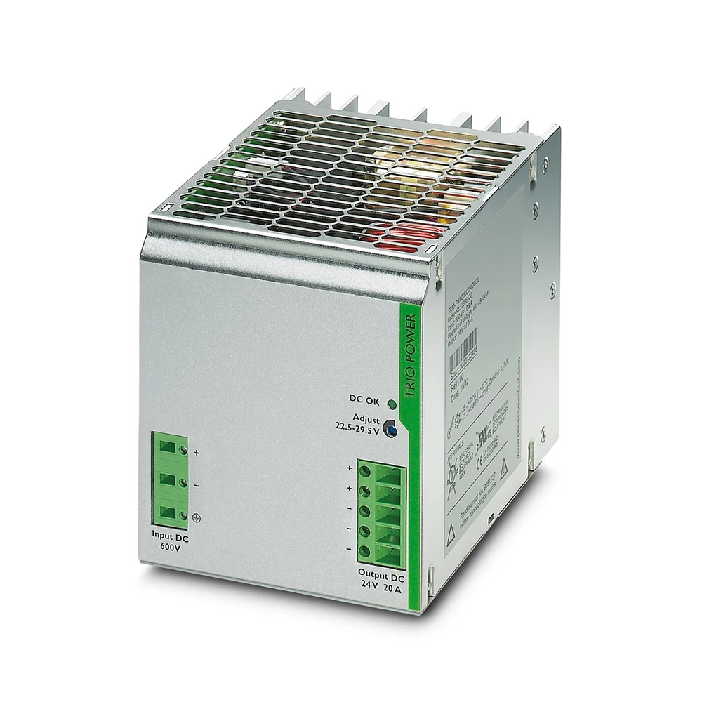 2866530 For Phoenix Power Supply TRIO-PS/600DC/24DC/20 4 2866530 For Phoenix Power Supply TRIO-PS/600DC/24DC/20 - Image 2
