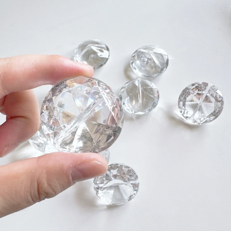 10/20pcs Diamond Acrylic Table Place Card Holder Crystal Number Name Card Stand Photo Clip Wedding Anniversary Party Decorations