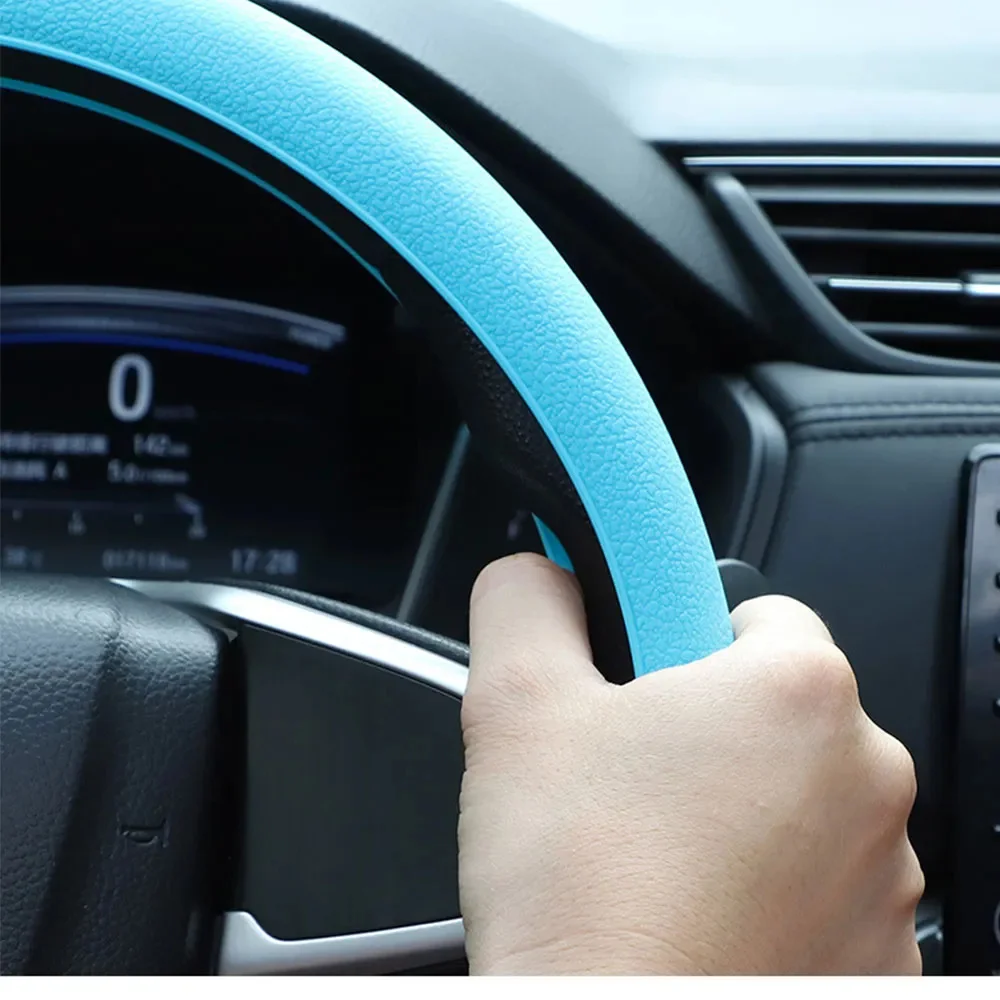 Steering Wheel Silicone Protection For Tesla Model 3/Y 2023 Accessories Steering Wheel Cover Steering Wheel Guard Auto Interior