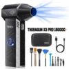 THERAGUN X3PRO Mini Handheld Turbo Jet Fan-150000RPM Powerful Compressed air Duster for Car Dryer/PC/Home-Industrial Duct Blower 1