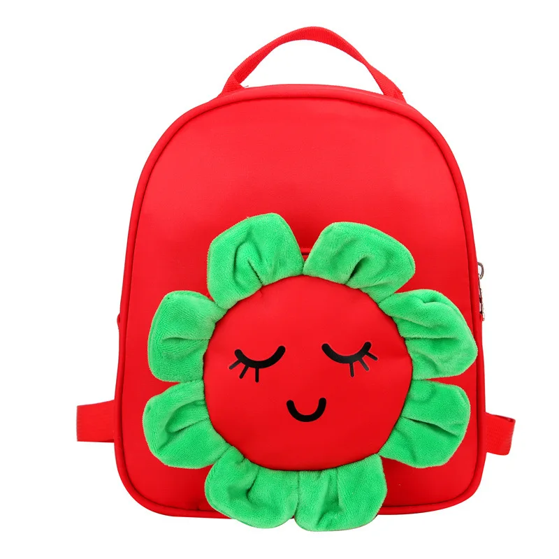 

Kindergarten School bags Children School bag Cartoon Backpack Boys Girls Schoolbag Flower Expression Backpack Plecaki Szkolne
