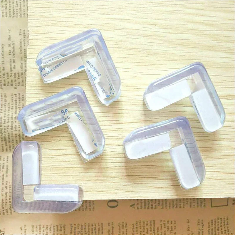4Pcs Child Baby Safety Silicone Protector Table Corner Edge Protection Cover Children Anticollision Edge & Guards