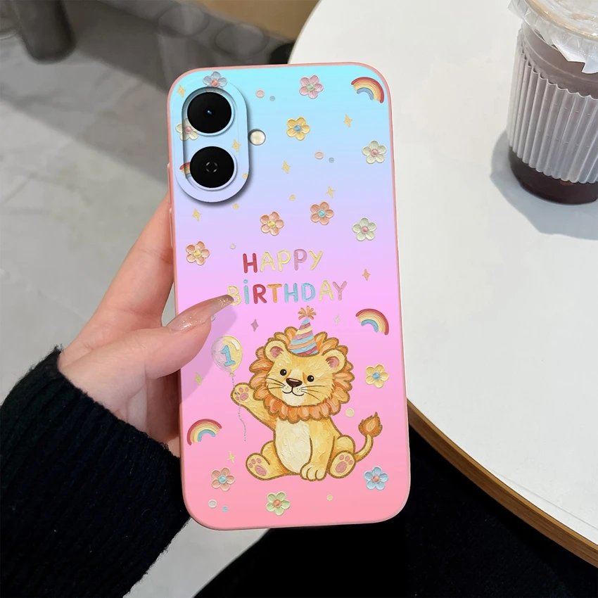 Pretty Flowers Pattern Full Coverage Soft Silicone Phone Case Cover