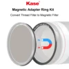 Kase Magnetic Lens and Filter Adapter Ring Kit - Convert Thread Screw-in Filter to Magnetic Filter 49/52/58/72/77/82/95mm 1