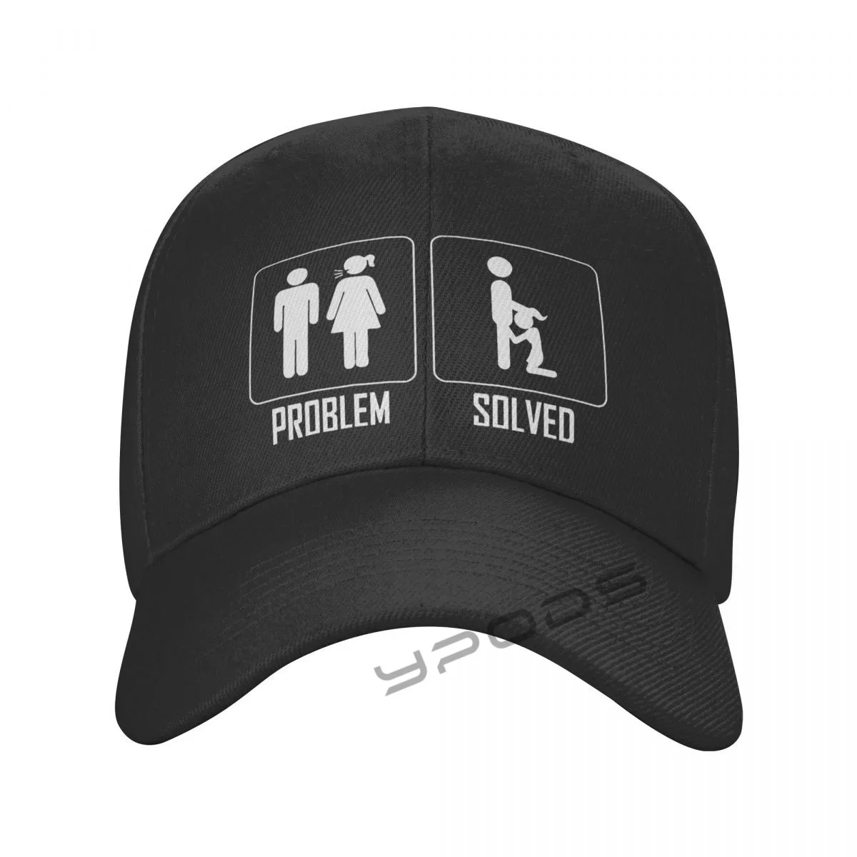 

Plain Solid Color Baseball Caps Problem Solved Multicolor Men Women Visor Hat Adjustable Casual Sports Hats