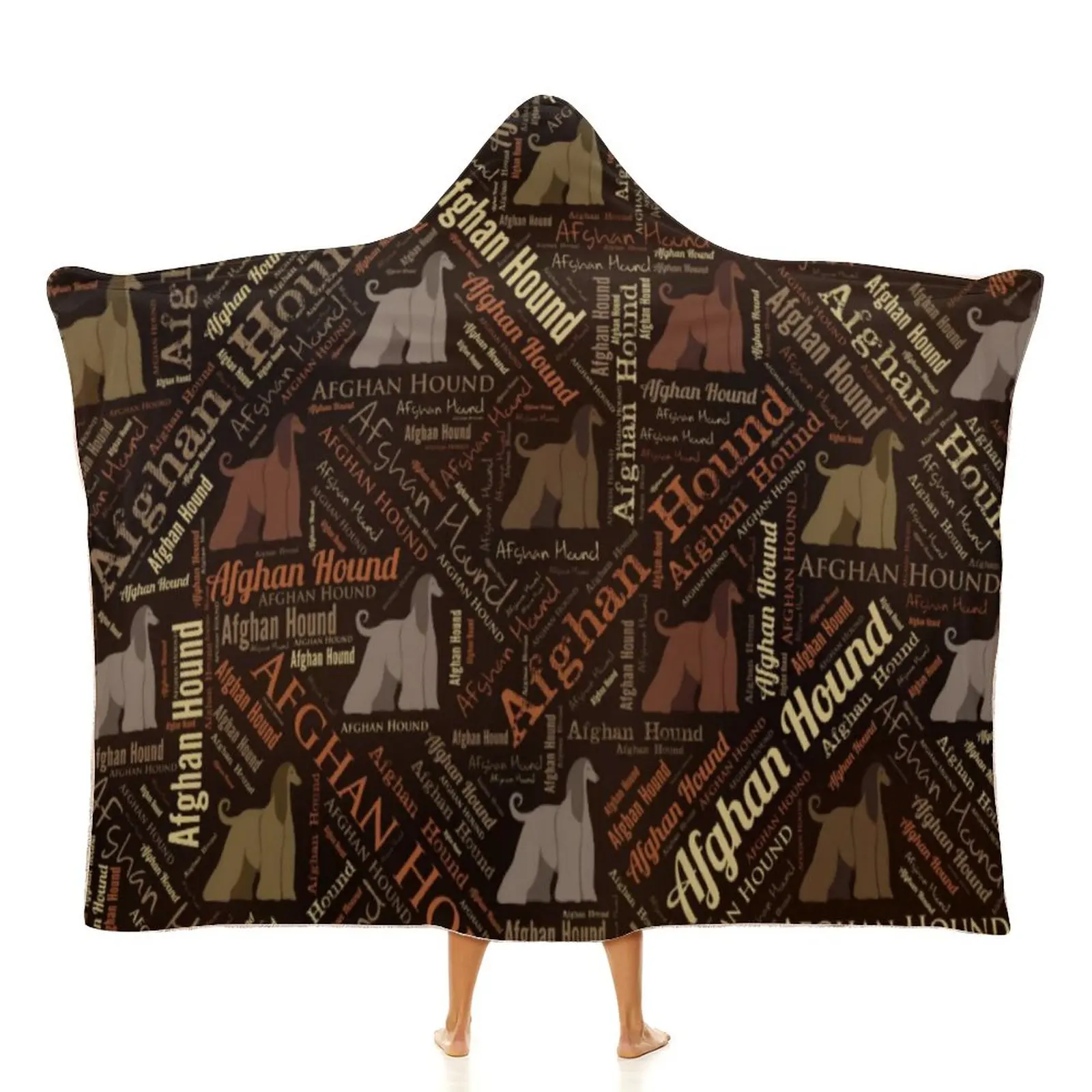 

Word Art Blanket Afghan Hound Aesthetic Hoodie Fleece Blanket Cold Super Soft Fashion Bedspread