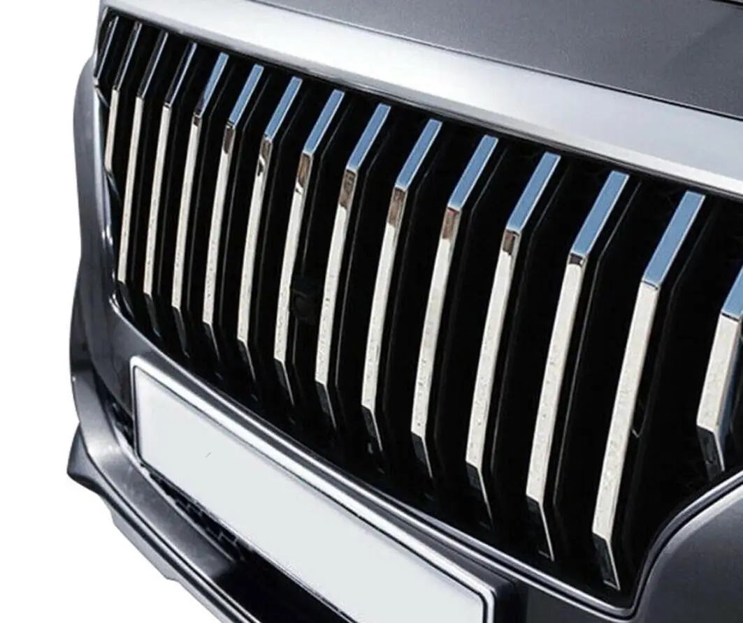 Car Grilles Moulding ABS grille radiator for Hyundai Santa fe Black Silver