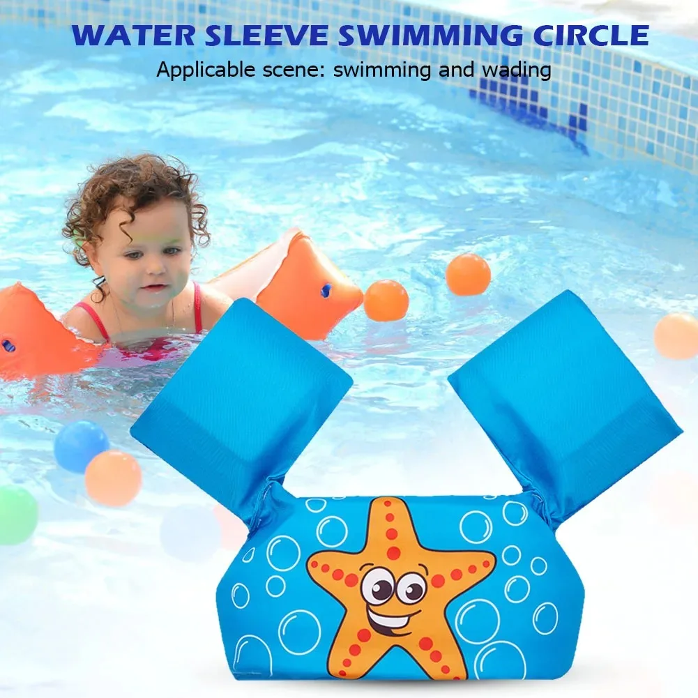 Swim Arm Band for Kid Toddler Swim Vest Cute Cartoon Swimming Wings Pool Floats Sleeve Water Learning Training Equipment swimming pool float swimming armbands swim vest