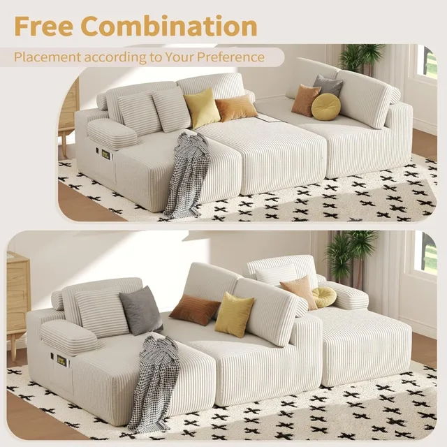 Cloud U-Shaped Sectional Sofa 2