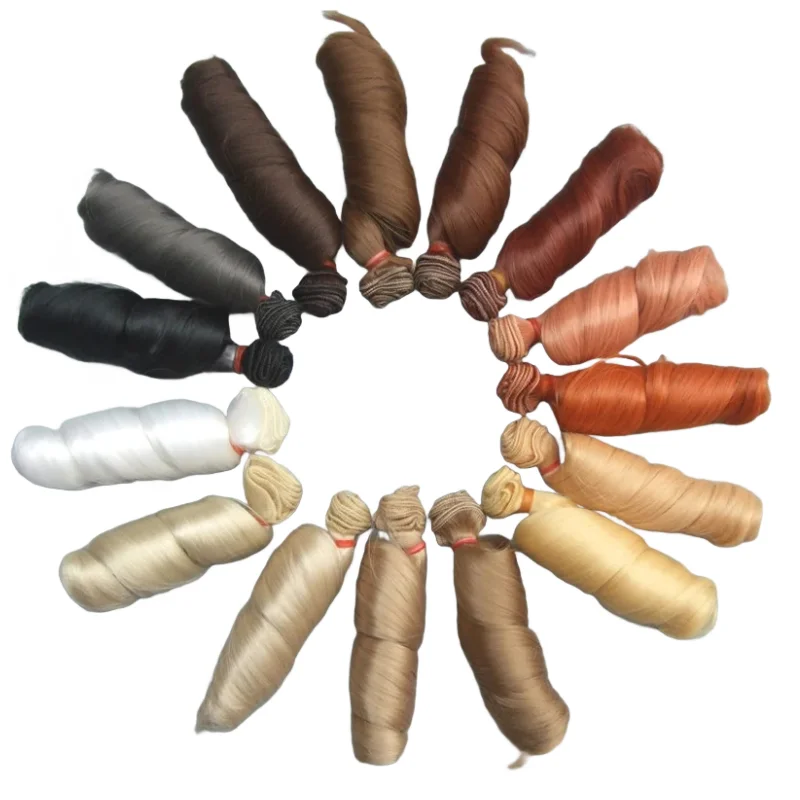 Handmade Wavy Doll Wigs For Blyth BJD 15cm SD AD 1/3 1/4 1/6 Bjd Doll Diy Hair bjd wig hair