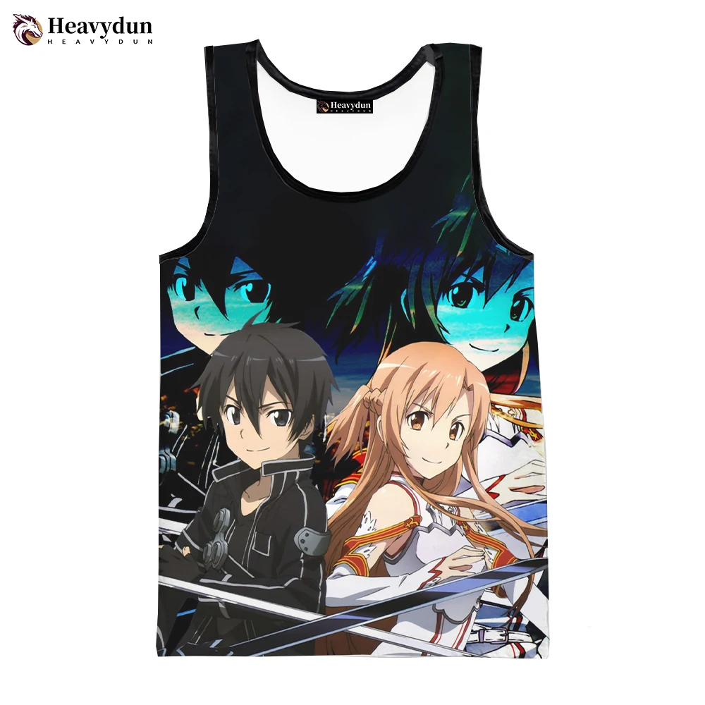 

Новинка 2023, модные летние мужские майки с принтом в виде игры «меч», персональные пляжные Топы в стиле Харадзюку без рукавов с 3D принтом, футболки