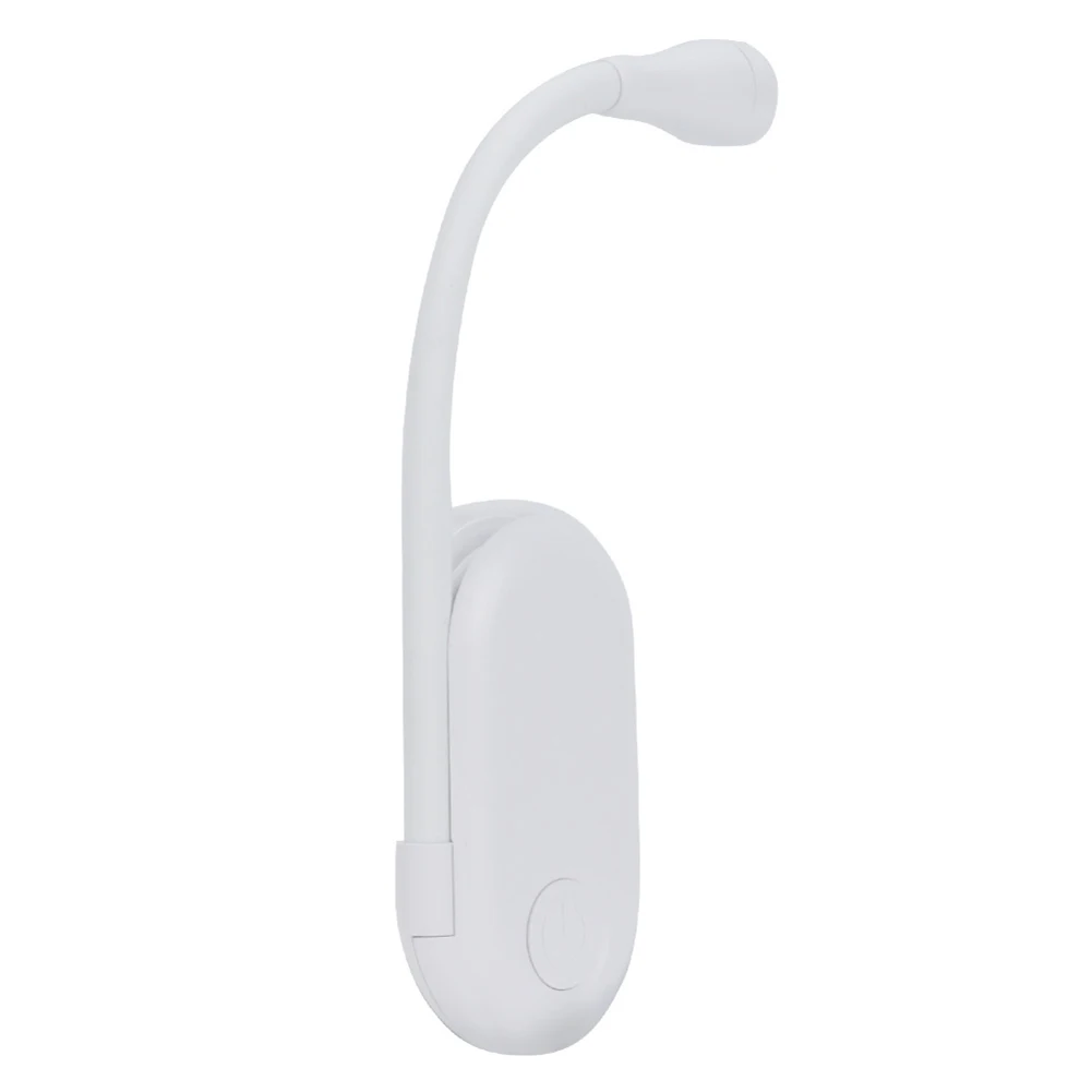 ABS Mini Rechargeable Reading Light Eye-Care Reading Light For Books In Bed Flexible Gooseneck Clip On For Book Lovers book light
