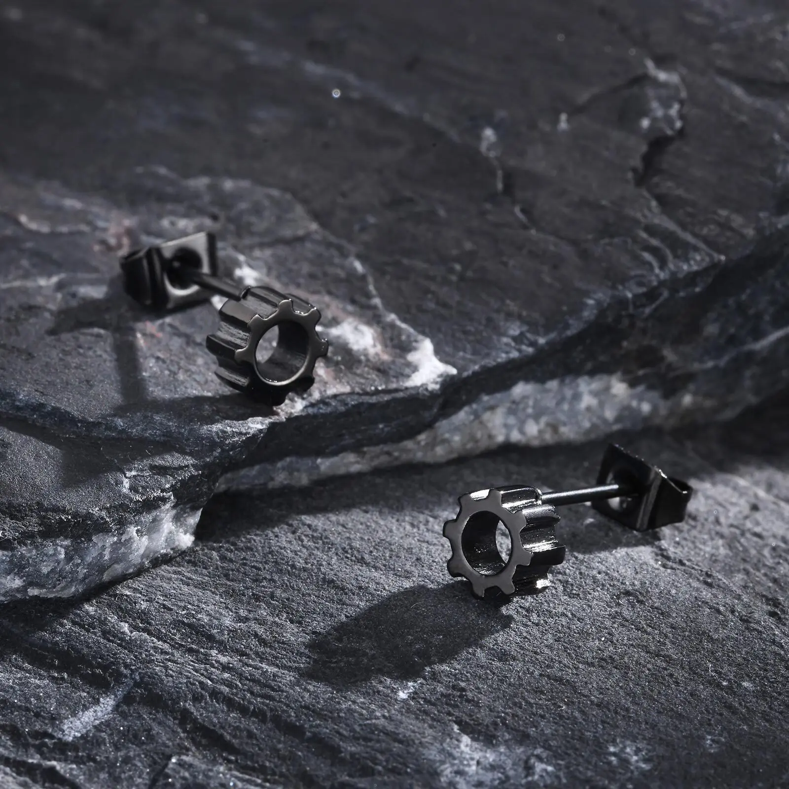 6 mm kleine süße Rauten-Schraubkugel-Ohrstecker für Damen/Herren, geometrische sechseckige Ohrknochen-Ohrstecker, einfacher Schmuck – Detail 14